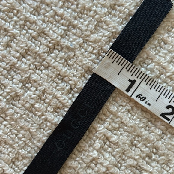 Gucci black grosgrain ribbon 57 inch - Picture 5 of 7